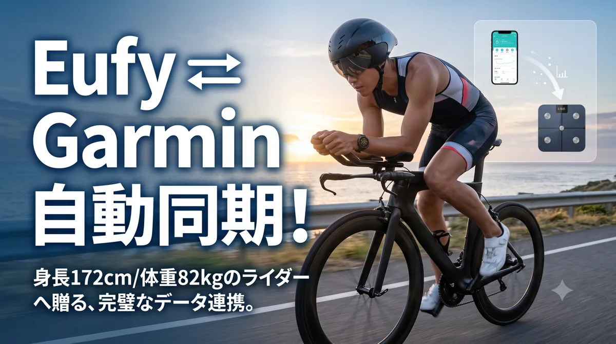 体重計に乗るだけで終わらせたい。Eufy→Garmin自動連携を組んだ話